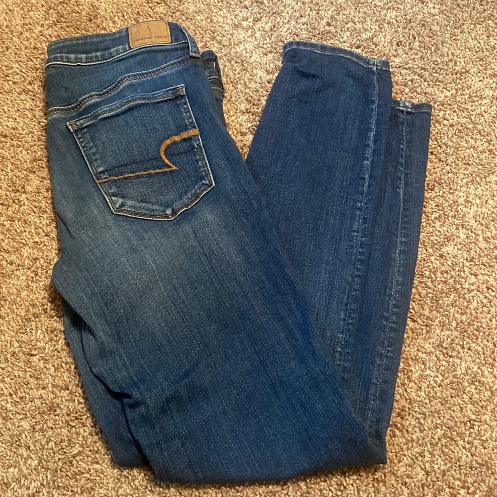 American Eagle Outfitters Blue Skinny Jeans